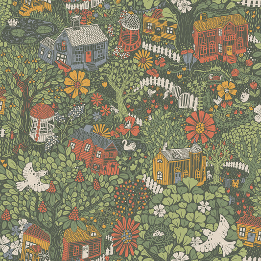 Midbec wallpaper - Bygga Bo 63003 - Dark Green