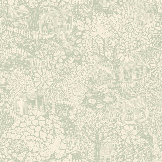 Midbec wallpaper - Bygga Bo 63004 - light green