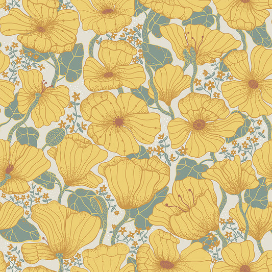 Midbec wallpaper  - Matilda 65112 - yellow