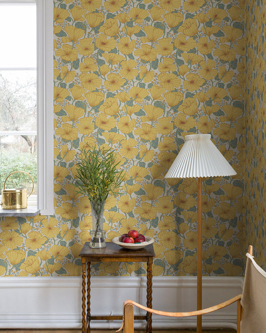 Midbec wallpaper  - Matilda 65112 - yellow