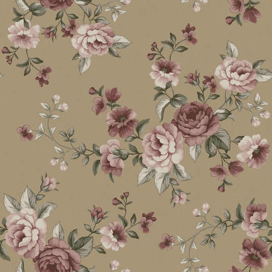 Borastapeter Behang - Nomi - Goudbruin