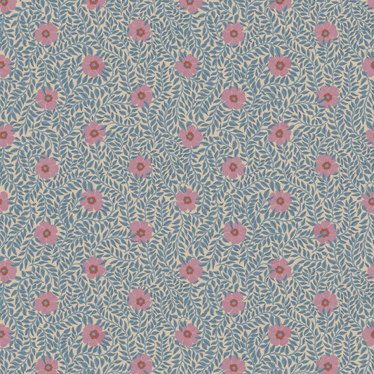Summer Gray Wallpaper - Kicki - Petal Pink
