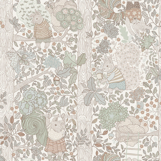 Borastapeter Tapete - Charlie - Weiß