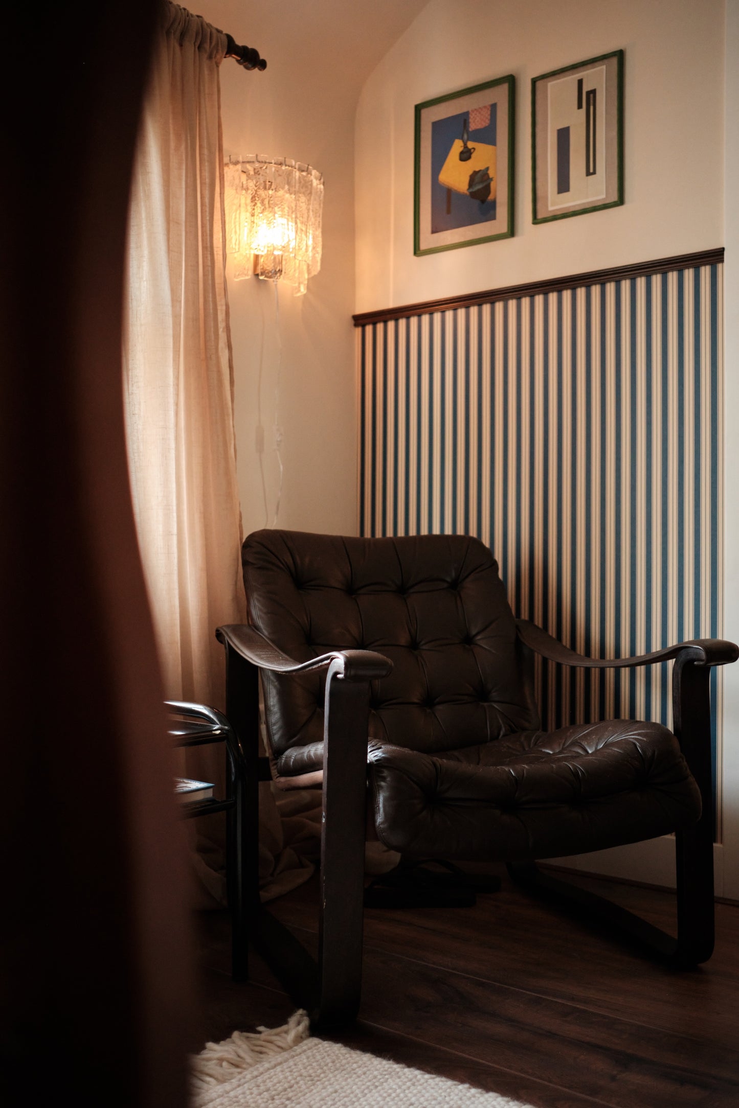 Wallpaper Stripes - Niton - Blue