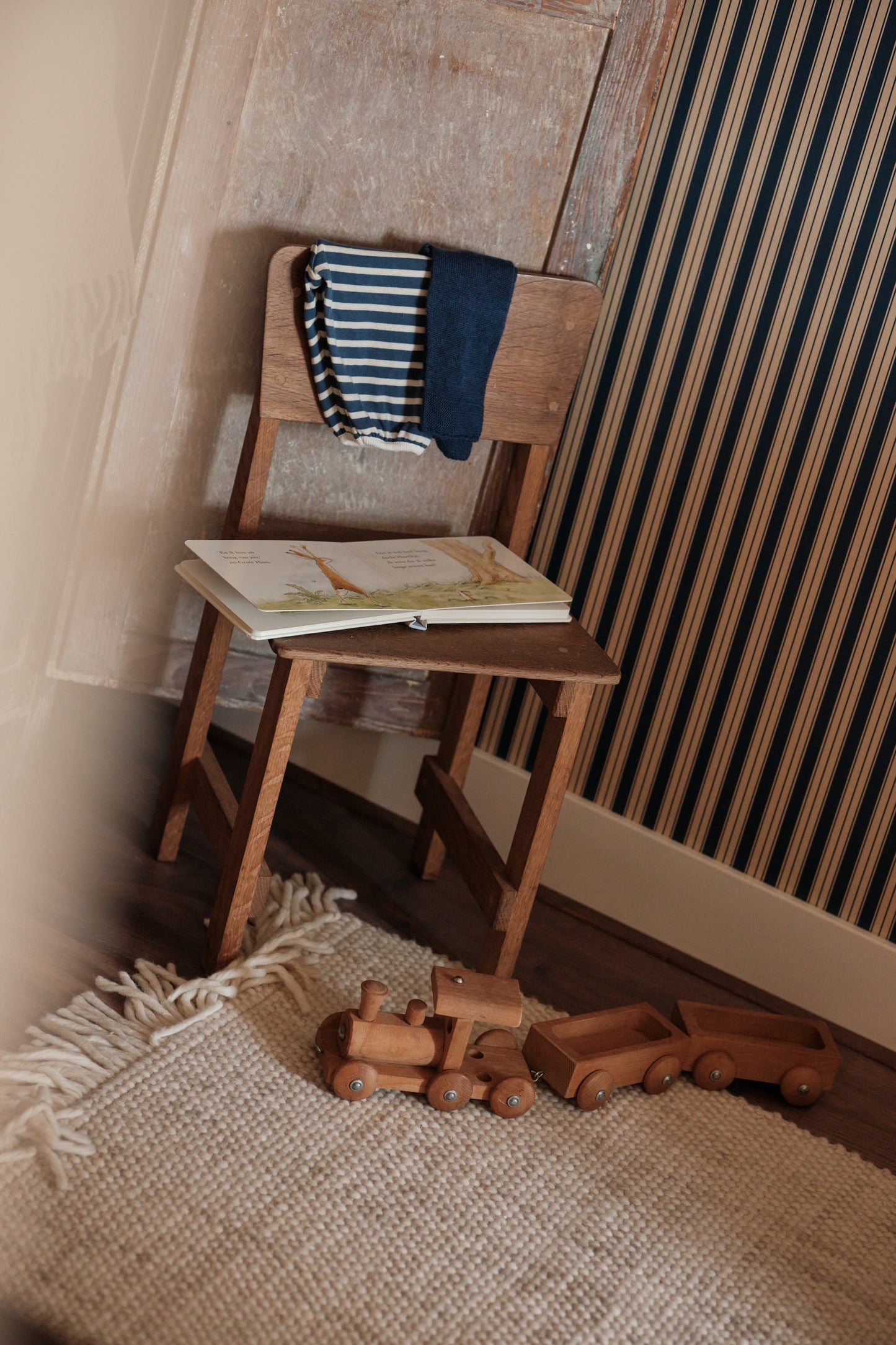 Wallpaper Stripes - Niton - Blue