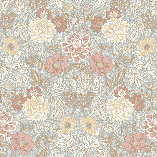 Borastapeter Wallpaper - Dahlia Garden 7692 - Pink Pastels