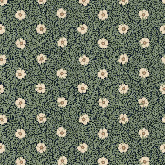 Summer Gray Tapete - Kicki - Grün & Creme