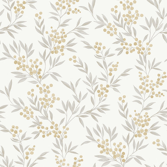 Borastapeter Wallpaper - Forest Berries 4714 - Red and Verdant Green