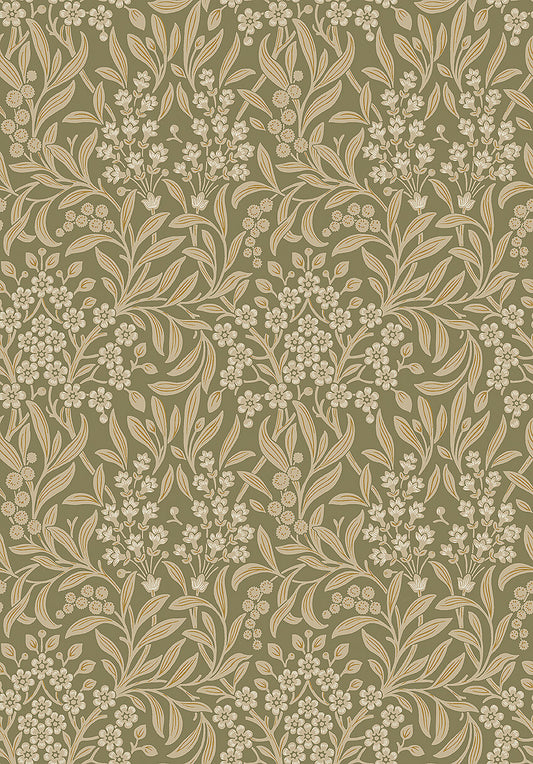 Borastapeter Wallpaper - Kryddhyllan 4183 - Olive Green