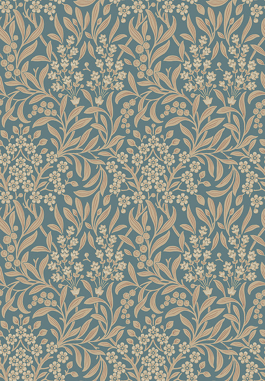 Borastapeter Behang - Kryddhyllan - Blauw