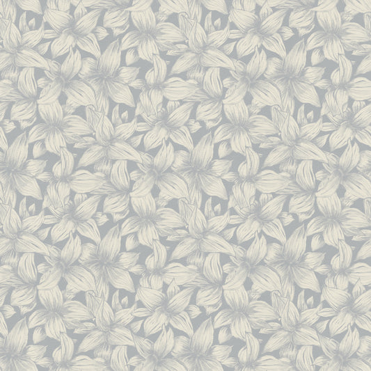 Summer Gray Wallpaper - Folia - Nordic Grey