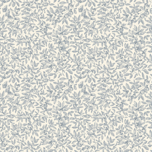 Summer Gray Wallpaper - Junia -  Winter Blue