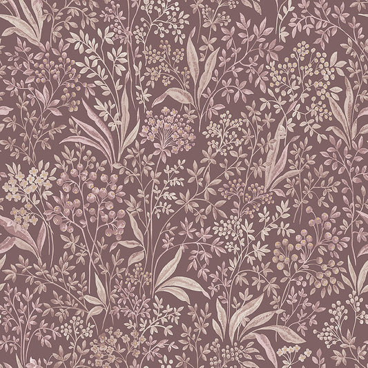 Borastapeter Behang - Nocturne - Roos (UITVERKOOP)