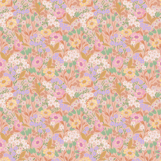 Summer Gray Tapete - Lola, Petit - Aprikose