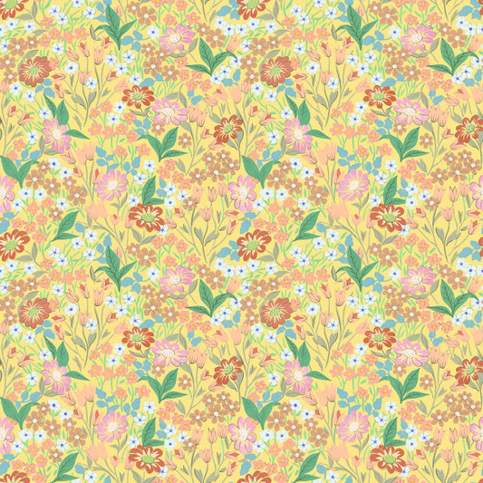 Summer Gray Tapete - Lola, Petit - Gelb