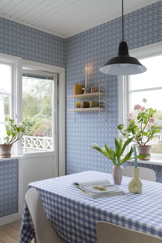 Sandberg Behang - Lyckan, Sapphire - S10150