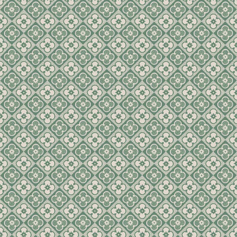 Sandberg Behang - Lyckan, Emerald - S10153