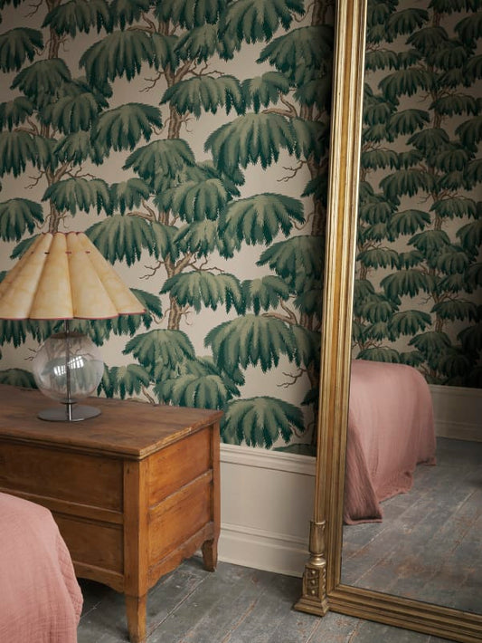 Sandberg Tapete - Alba, Emerald - S10662