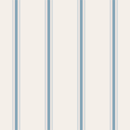 Wallpaper Stripes - Finn - Sky