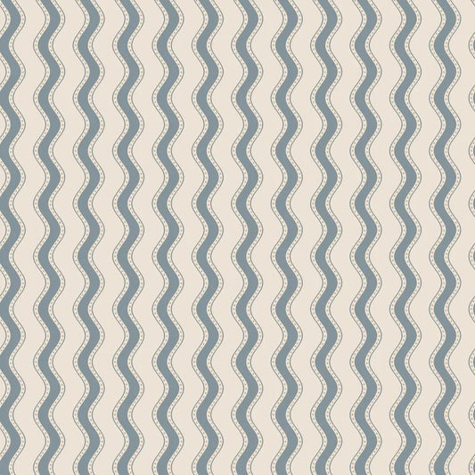 Sandberg Behang - Erik - Indigo Blauw