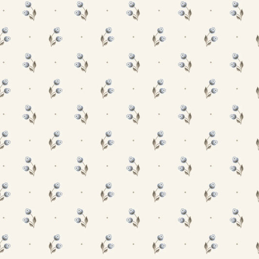 Sandberg Wallpaper - Siv - Misty Blue
