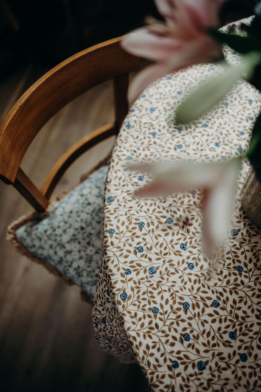 Linnen Tafelkleed - Summer Gray - Klimroos
