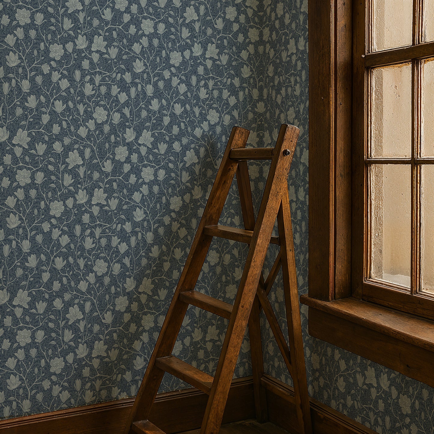 Summer Gray Tapete - Noah - Mitternachtsblau