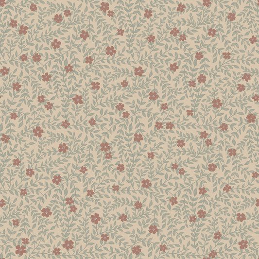 Summer Gray Wallpaper - Lief - Burgundy