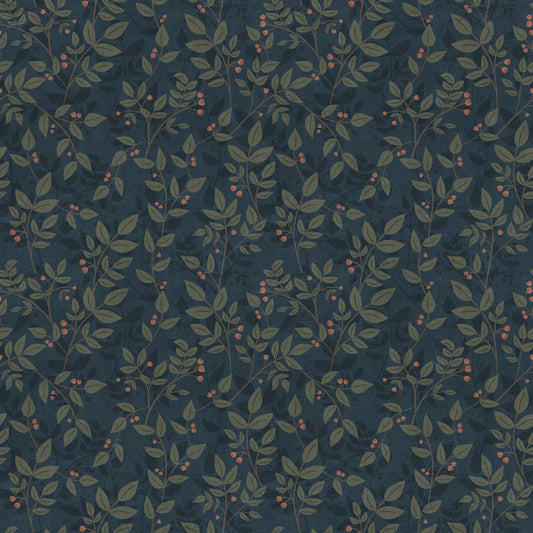 Summer Gray Behang - Dagma - Blauw