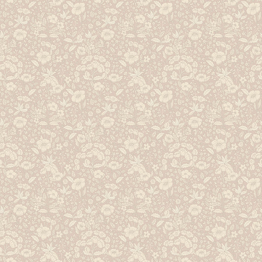 Peel & Stick Tapete - Doris - Staubiges Rosa