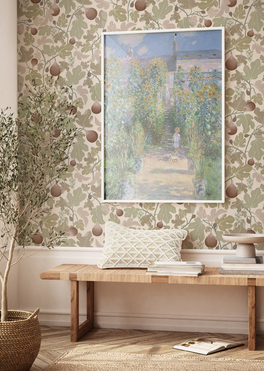 Summer Gray Tapete - Feigen - Beige