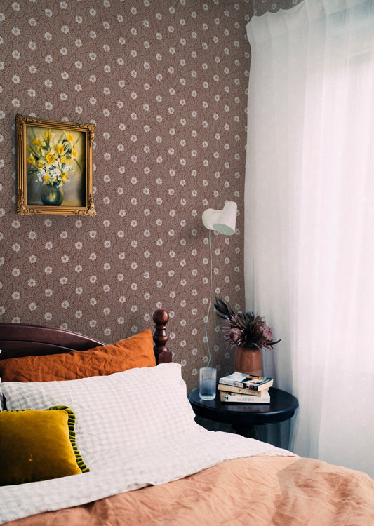 Summer Gray Tapete - Kicki - Terrakotta