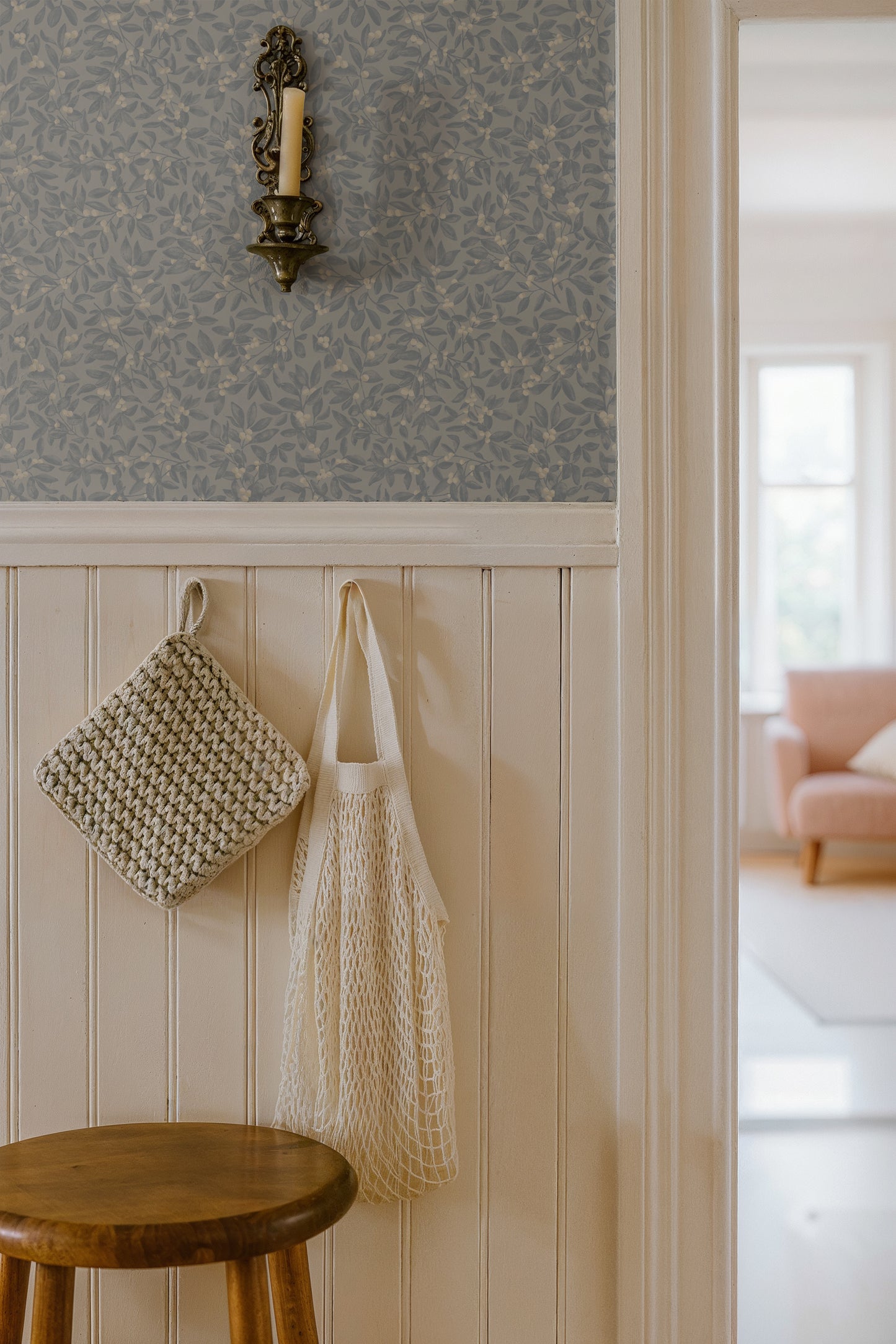 Summer Gray Wallpaper - Junia - Nordic Grey