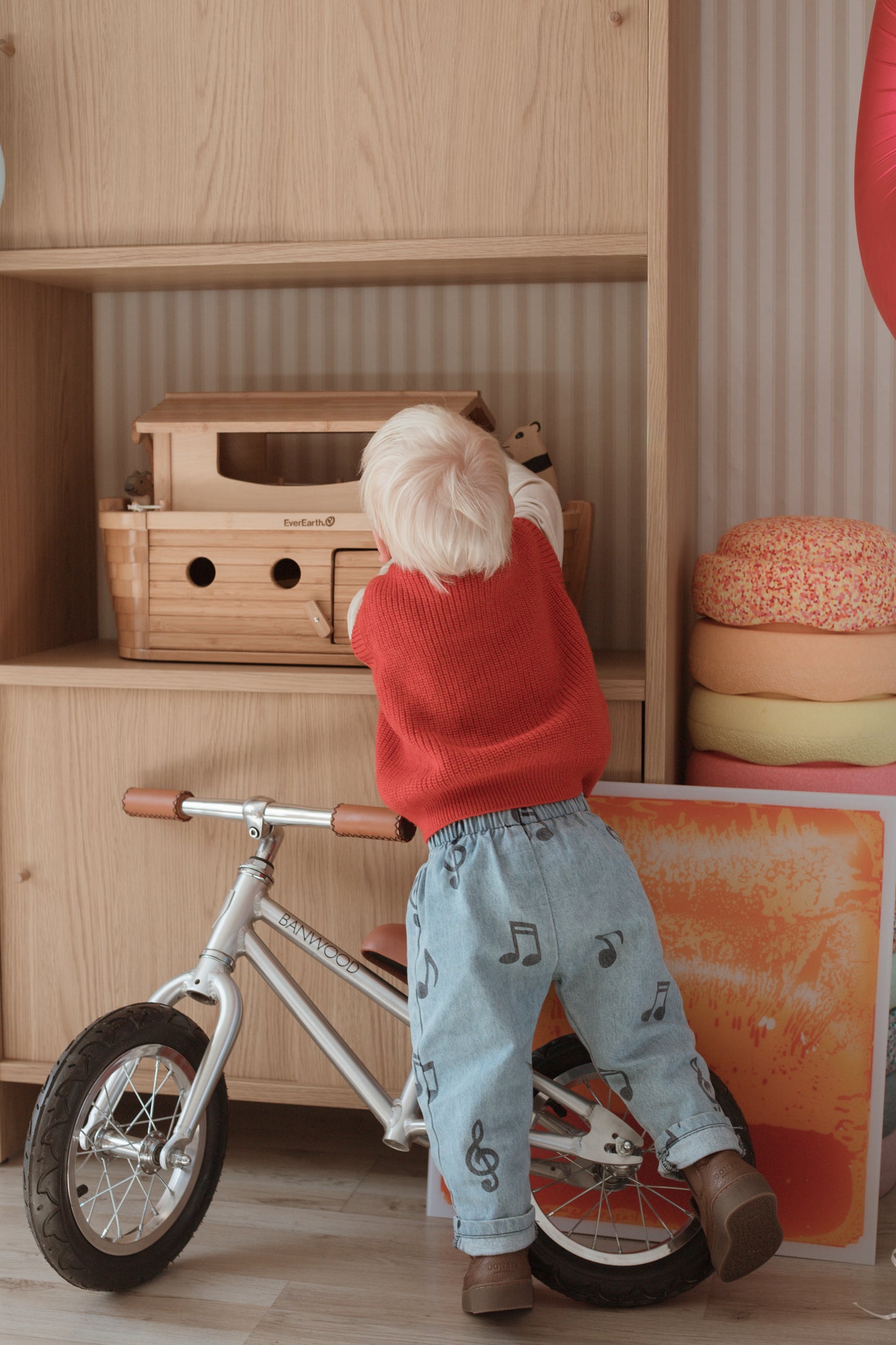 Behang Strepen - Frans - Beige