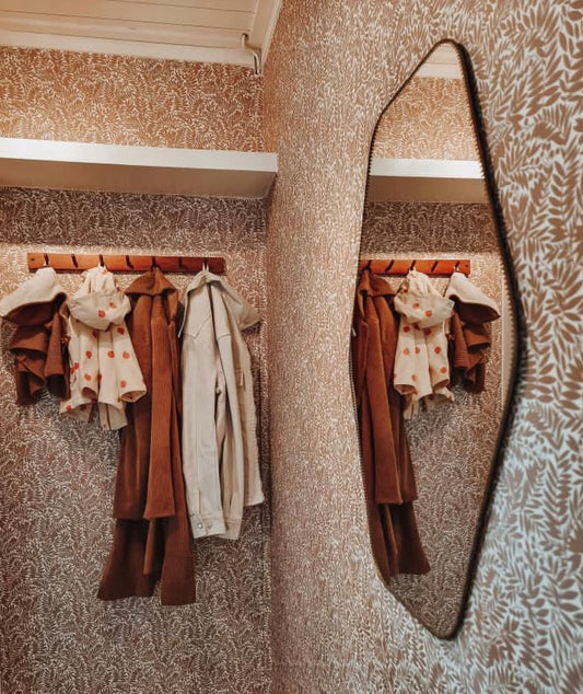 Summer Gray Wallpaper - Florence - Brown