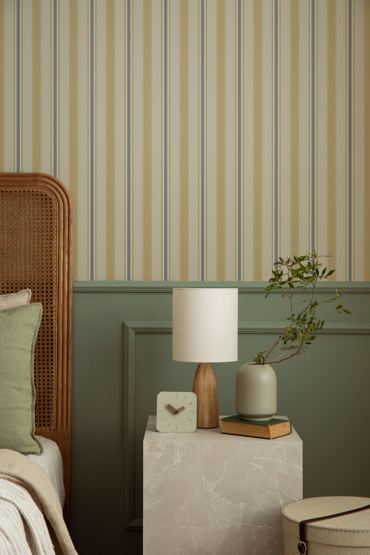 Wallpaper Stripes - Pompy - Lake
