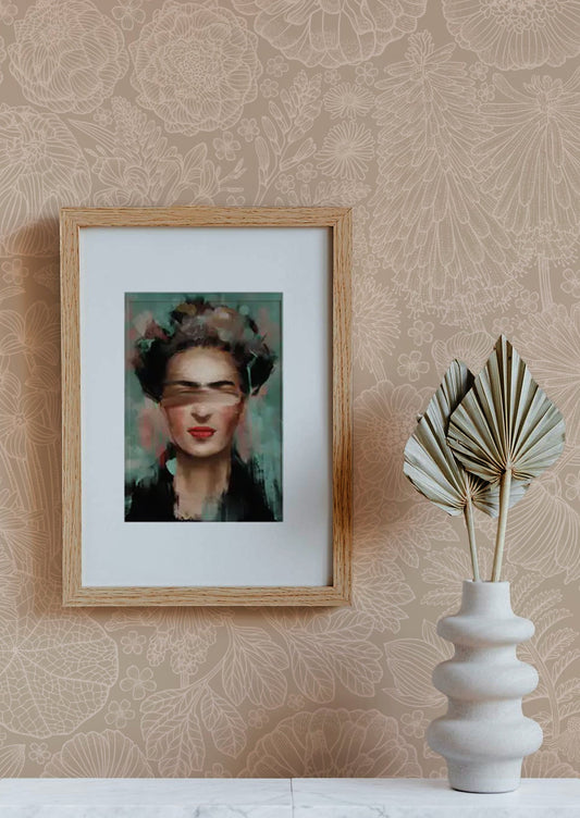 Summer Gray Wallpaper - August - Beige