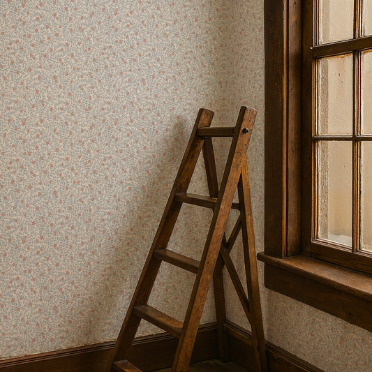 Summer Gray Tapete - Lief - Blau