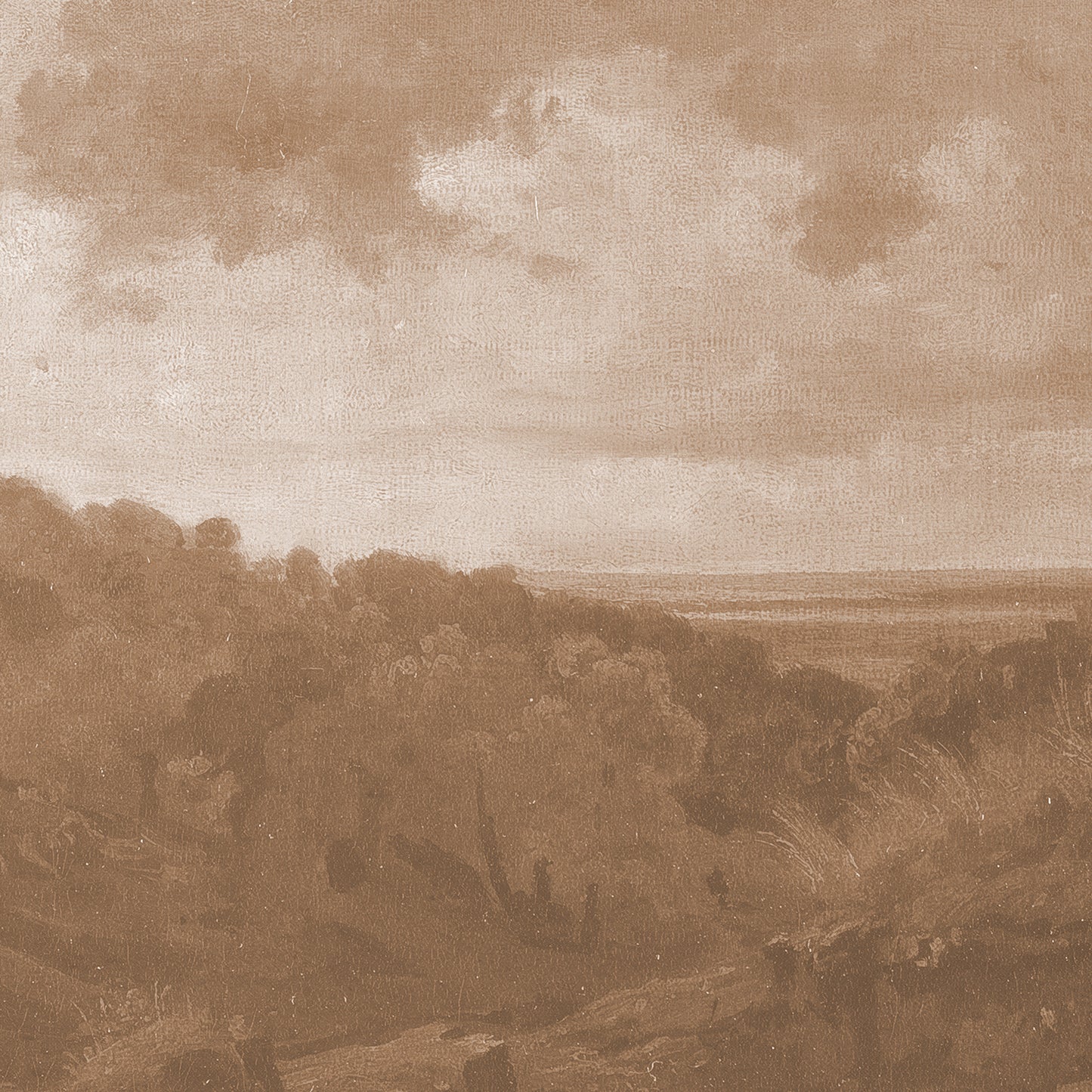 Landskab - sepia