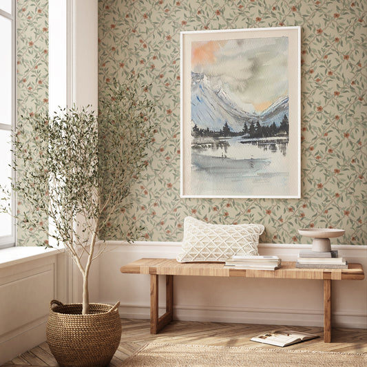 Summer Gray Tapete - Espalier - Beige