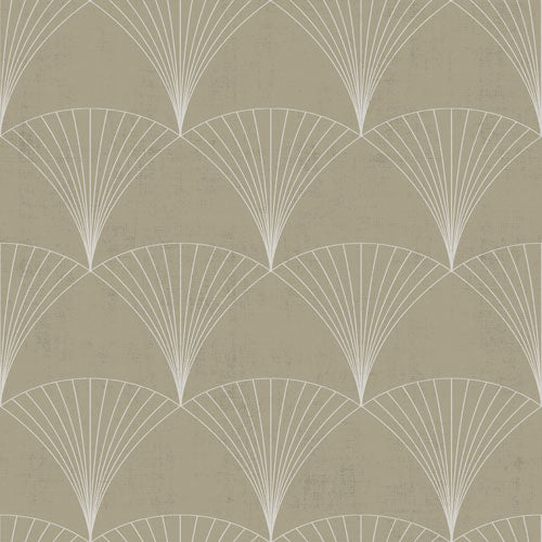 Geometrisch Behang - Geometrisch Patroon - Beige