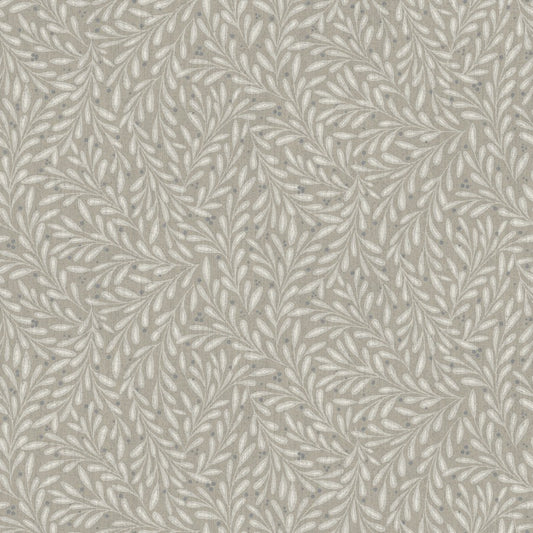 Midbec wallpaper - Small Leaf - Grey Beige