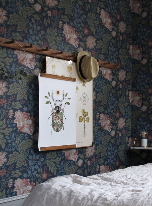 Bloemenbehang - Ava Blue