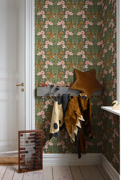 Midbec Wallpaper - Kurre 44124 - dark green