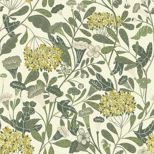 Midbec wallpaper - Hybbe 55023  - Green