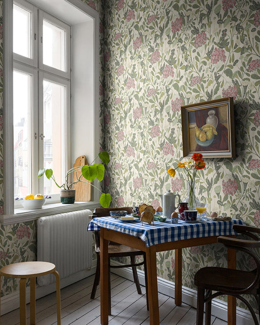 Midbec wallpaper - Hybbe 55025 - Pink