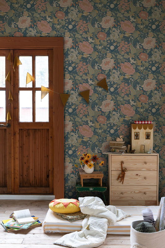 Midbec wallpaper - Växa 63013 - Blue