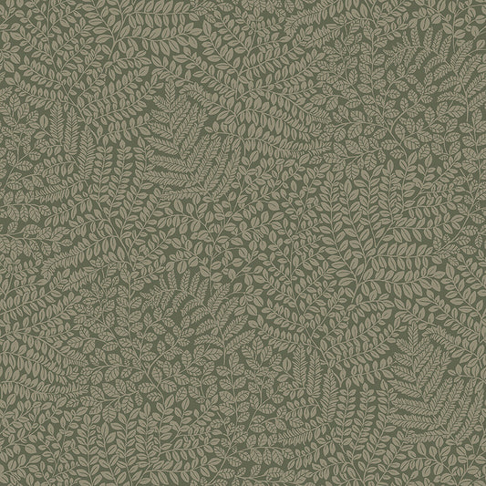 Borastapeter wallpaper  - Bladverk dark green leaves
