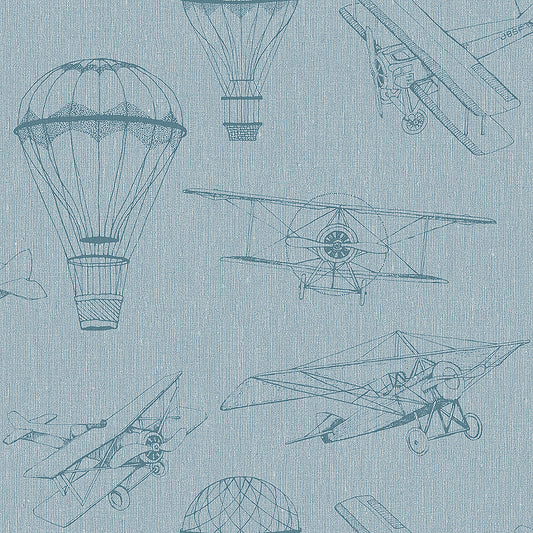 Borastapeter Tapete - Bon Voyage - Blau