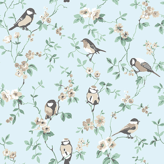 Borastapeter Birds - Blue
